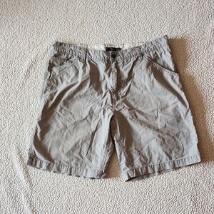 Vintage 90's Faded Glory 100% Cotton Khaki Drop Waist Carpenter Shorts